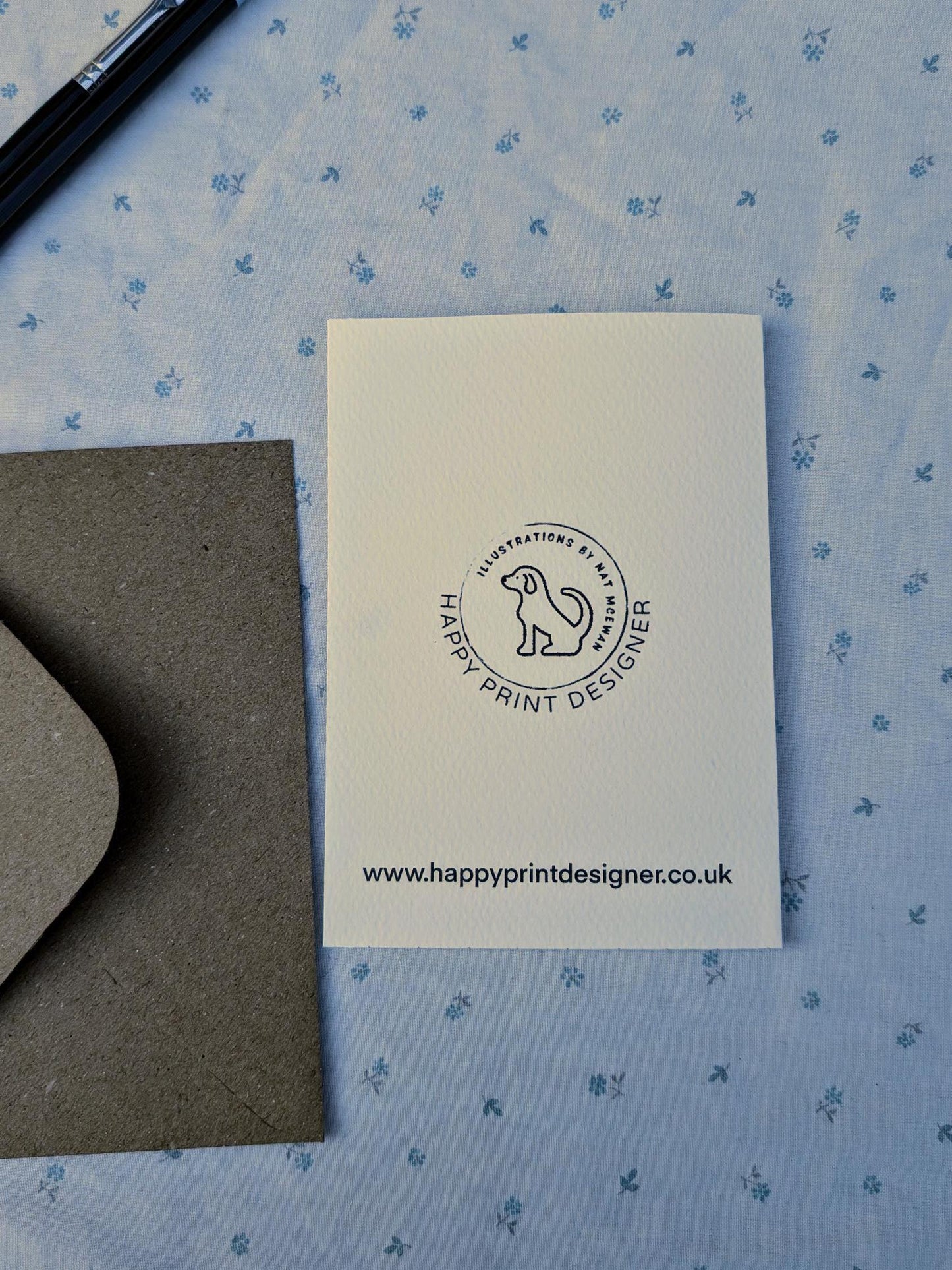 Dog Get Well Card: 'Sorry You're Feeling Paw-ly' A6 Illustrated Card